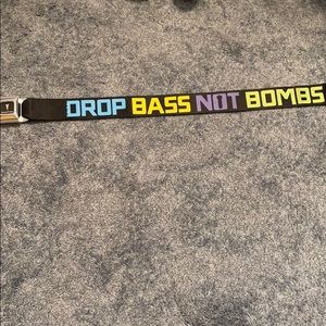 Drop Base not Bombs Seatbelt Belt